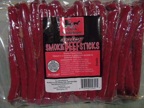 Amish smokehouse beef sticks - amish,